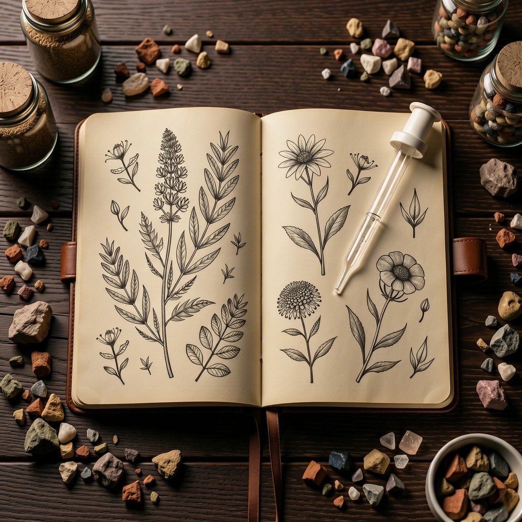 Botanical research desk