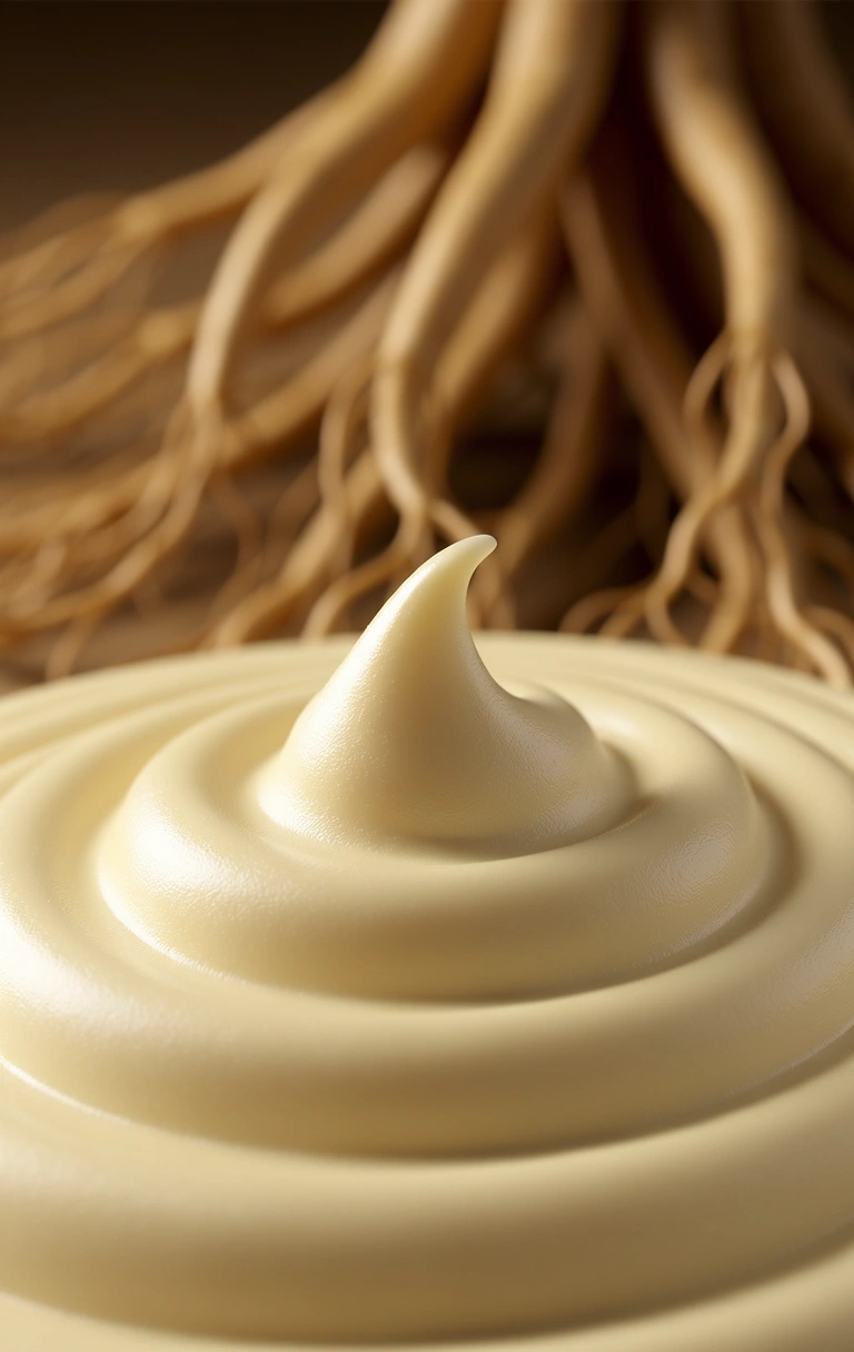 Velvety cream texture